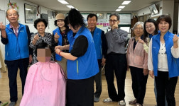 포항시 환여동 지사협, 경로당 찾아 이·미용 봉사