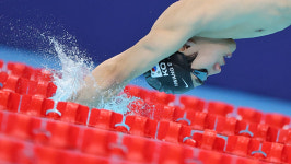 [사진톡톡] 황선우, 라데팡스 첫 훈련 돌입