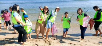 한국걸스카우트경북연맹 포항지구연합회 맨발학교와 함께한 환경정화 활동