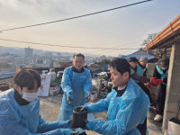 예천양수, 취약계층을 위해 사랑의 연탄나눔 행사 시행