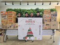 오성태권도장, 칠곡군 석적읍에 사랑의 라면 기탁