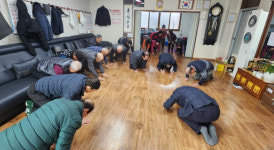 경산시 이성림 압량읍장, 새해 첫 행보로 경로당 순회방문