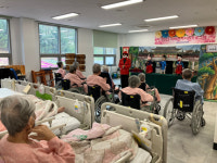 울진군의료원 요양병원, 시니어 인형극 심청전 공연 호응