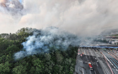 대구 산불로 차단됐던 경부선 북대구IC 양방향 통행 재개