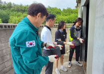 영천시 고경면지사협, 별빛중학교와 함께하는 연탄 지원사업 실시