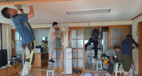 포항시 북구보건소, 추석 맞아 양학경로당 새단장