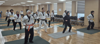 경산시 서부2동 행정복지센터, 어르신 실버 태권도 강좌 운영