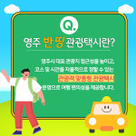영주시 반띵 관광택시 재개…주말에도 당일 예약 가능