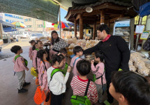 상주감꽃유치원, 재래시장 장보기 체험학습 실시