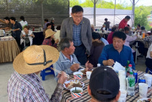 iM뱅크 경산사랑봉사단, 가정의 달 맞아 용전리 마을서 효 행사 개최