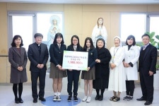 박문여자고등학교, 축제수익금 인천성모병원에 전달