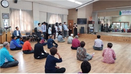  서천군 비인중학교, 사랑의 떡 전달 