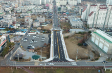  밀양시, 금강골프장 옆 도시계획도로 개설공사 완공 