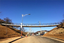  인천대공원사업소, 원적산-장수산 연결다리 준공 이용객 보행환경 개선 