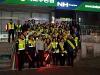 [포토뉴스] 파주시민경찰대 파주지대, 문산파출소 협력단체와 합동 치안올래길 순찰