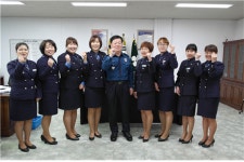 인천계양경찰서, 2018 신임 녹색어머니연합회 회장단과 환담 가져