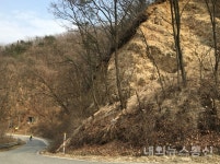 천안시, 호당지구 급경사지 붕괴위험지역 정비