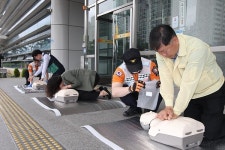 옹진군, 전직원 청사 소방훈련 실시
