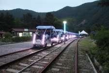 문경철로자전거 진남역 야간운행 시작