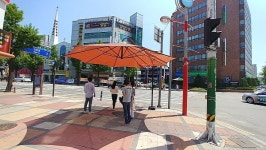 인천 중구, 여름철 폭염해소 위한 그늘막쉼터 추가 설치