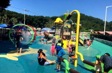 옹진군, 북도면 수기해변 어린이 물놀이시설 시범운영