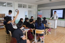 울릉서중학교, 2018 청소년 비즈쿨 찾아가는 체험교육 실시