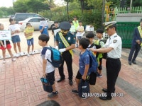 인천삼산경찰서, 어린이 교통안전 캠페인 실시