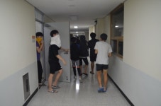 밀양소방서, 학교 기숙사 야간 화재대피훈련 실시
