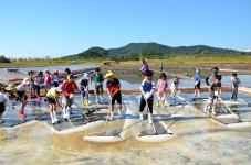 영종역사관 꿈다락 토요문화학교, 나도 1일 염부 염전체험 진행