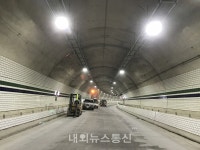 [포토] 임시개통 앞둔 울릉 일주도로 와달리 터널