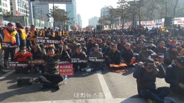 [포토] 택시조합원 국회앞 운집