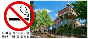 관내 유치원·어린이집 금연구역, 시설 경계 10m까지 확대