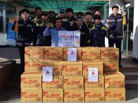 성주군, 초전면 의용소방대 관내경로당에 라면 기탁