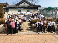 화순가정교회, 애국지사 양한묵선생 추모비 앞에서 만세 운동