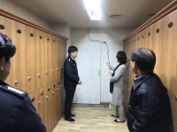 밀양소방서, 화랑사우나 비상구 자진개선 우수사례 알려