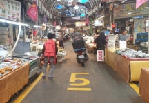 밀양소방서, 밀양아리랑시장 구역표시로 신속한 현장대응 대비
