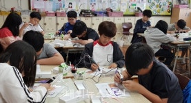 [포토]대구산격초등학교, BTS 꿈키움 프로젝트