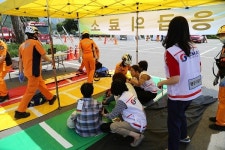 화순소방서, 대형재난대비 긴급구조 종합훈련 실시