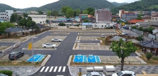 나주시, 금빛상점가 친환경 생태 공영 주차장 준공