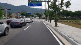 화순군 화순읍 만연사 교차로 정비 완료