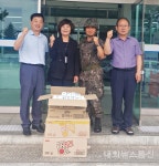 중앙탑면 주민자치위, 향방 작계훈련 참여 예비군 격려