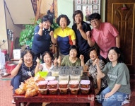 충주 앙성면 향기누리봉사단, 반찬봉사 지속전개