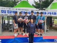 한밭고 카누부, 제36회 회장배 전국카누대회서 금메달