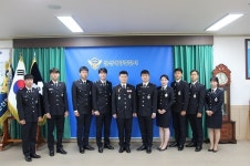 군산해경, 신임 순경 전입 신고식 가져