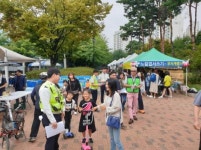 인천삼산경찰서, 굴포천 통통통 축제 현장에서 교통 홍보 실시