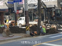 [포토] 청주시민 안전보다 공사가 우선(?)