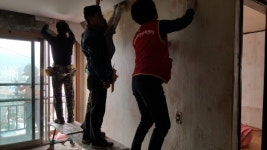 상남면지역사회보장협의체, 새밀양로터리클럽,겨울 전, 장애인세대 집수리