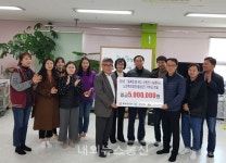 한국건설생활환경시험연구원, 충북 음성 홍복양로원에 성금 기탁