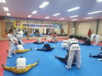 성주군, 여자태권도선수단의 따뜻한 발차기