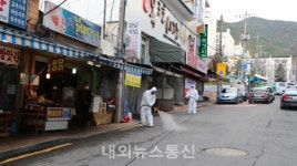 대구 수성구, 코로나19 확산 방지 위한 차량 방역소독 실시